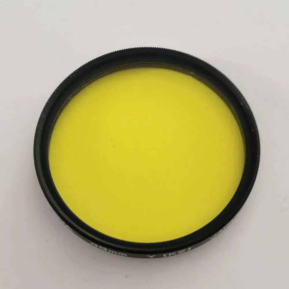Hoya Y(K2) 49mm Yellow Camera Lens Filter Japan Monochrome B&W Contrast